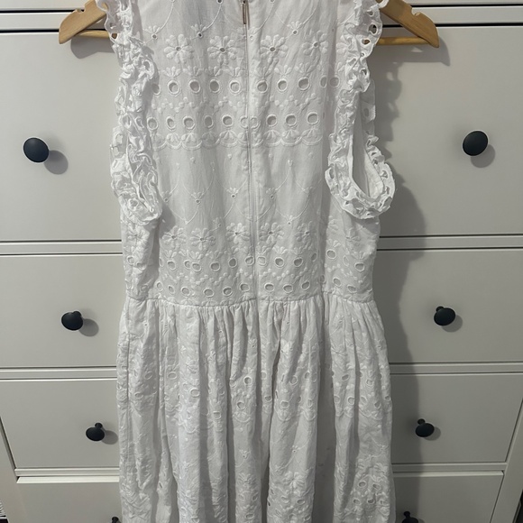 Kate Spade summer dress white eyelet size 10 - Picture 3 of 4